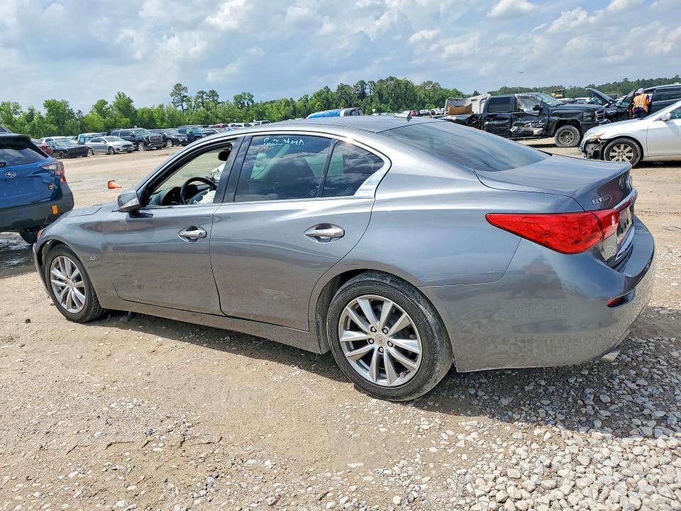 2017 Infiniti Q50 VIN JN1EV7AP4HM736636 COPART salvage auction — FRONT END, Tx - Salvage Vehicle Title, sold $200 on 2026-07-21 (photo 2)