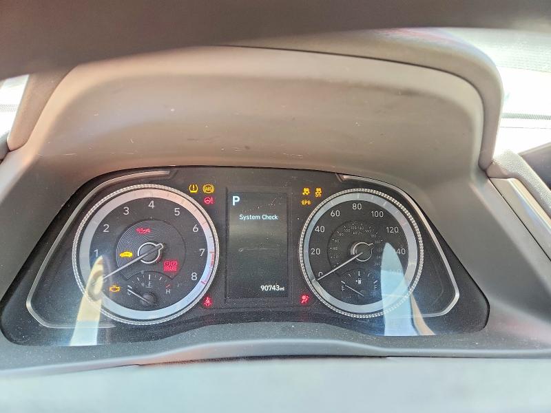 2021 Hyundai Sonata VIN KMHL64JA9MA158620 COPART salvage auction — FRONT END, Ky - Bill Of Sale/Part Only/No Titl, sold $1,700 on 2026-07-02 (photo 9)