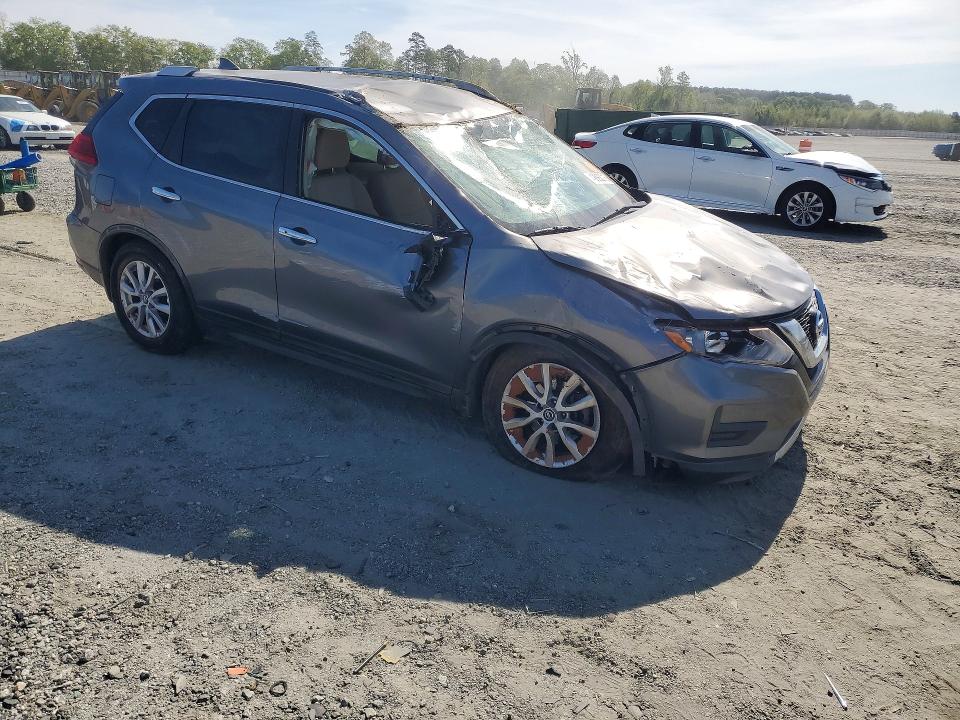 2017 Nissan Rogue VIN KNMAT2MT6HP508939 COPART salvage auction — FRONT END, SC - CERT OF TITLE-SALVAGE, sold $600 on 2026-07-29 (photo 4)
