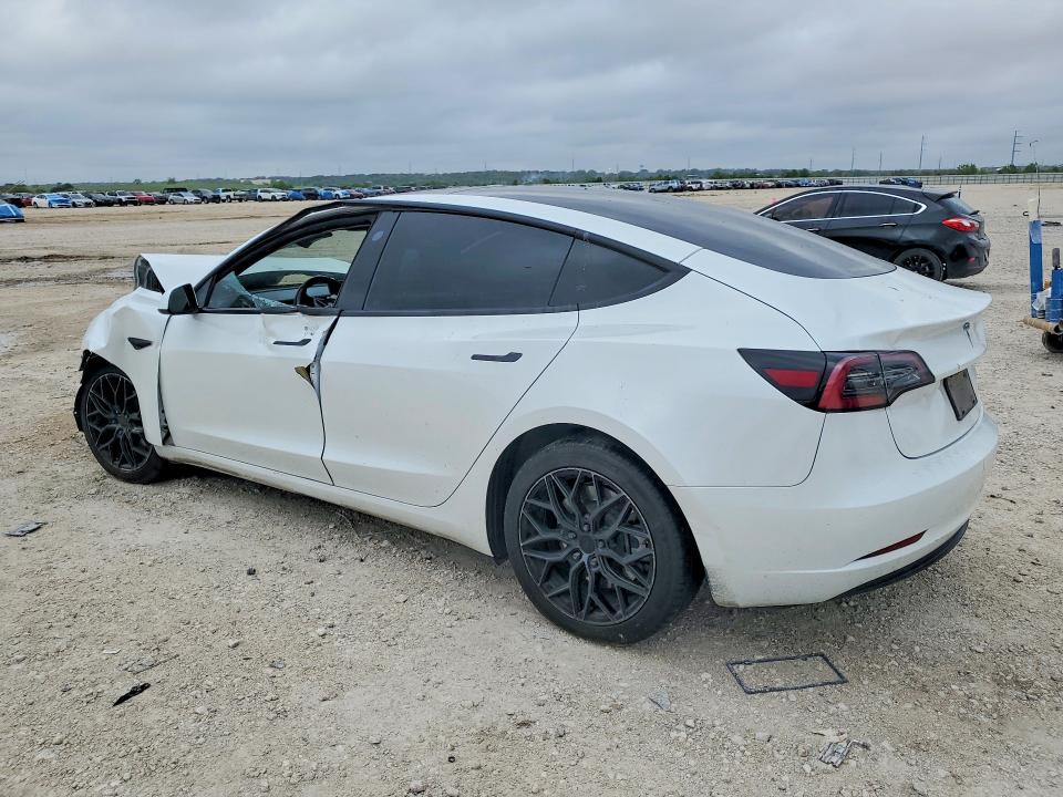 2023 Tesla Model 3 VIN 5YJ3E1EA8PF553593 COPART salvage auction — FRONT END, Tx - Salvage Vehicle Title, sold $3,800 on 2026-07-09 (photo 2)
