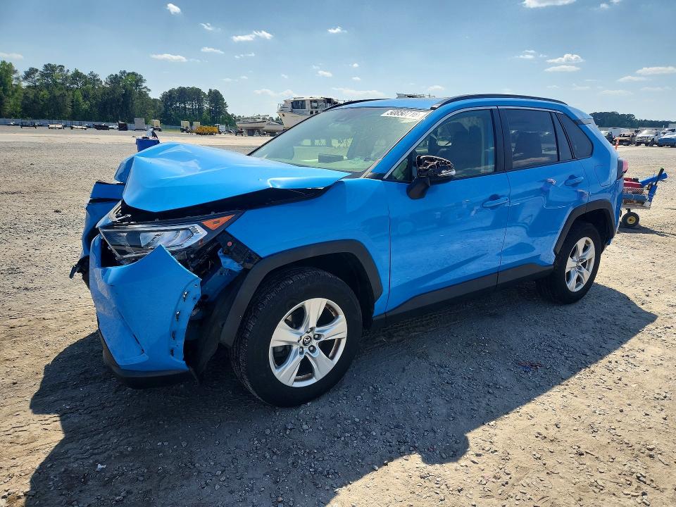 2019 Toyota Rav 4 VIN JTMP1RFV4KD503870 COPART salvage auction — FRONT END, Nc - Salvage Certificate Of Title, sold $4,000 on 2026-07-06 (photo 1)