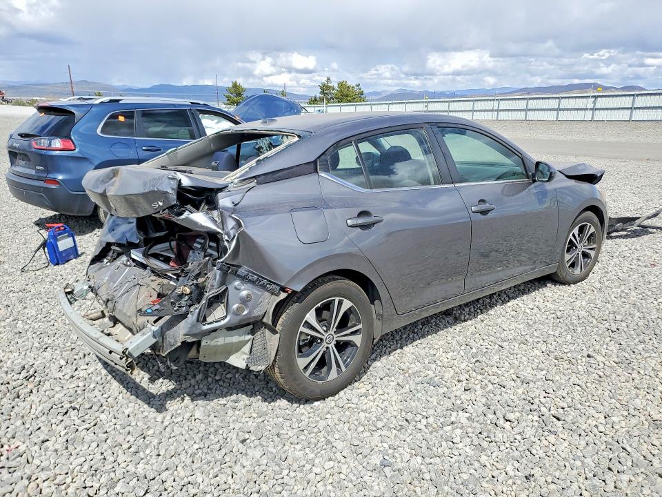 2023 Nissan Sentra VIN 3N1AB8CV9PY248996 COPART salvage auction — REAR END, Nv - Salvage Title, sold $1,250 on 2026-07-09 (photo 3)