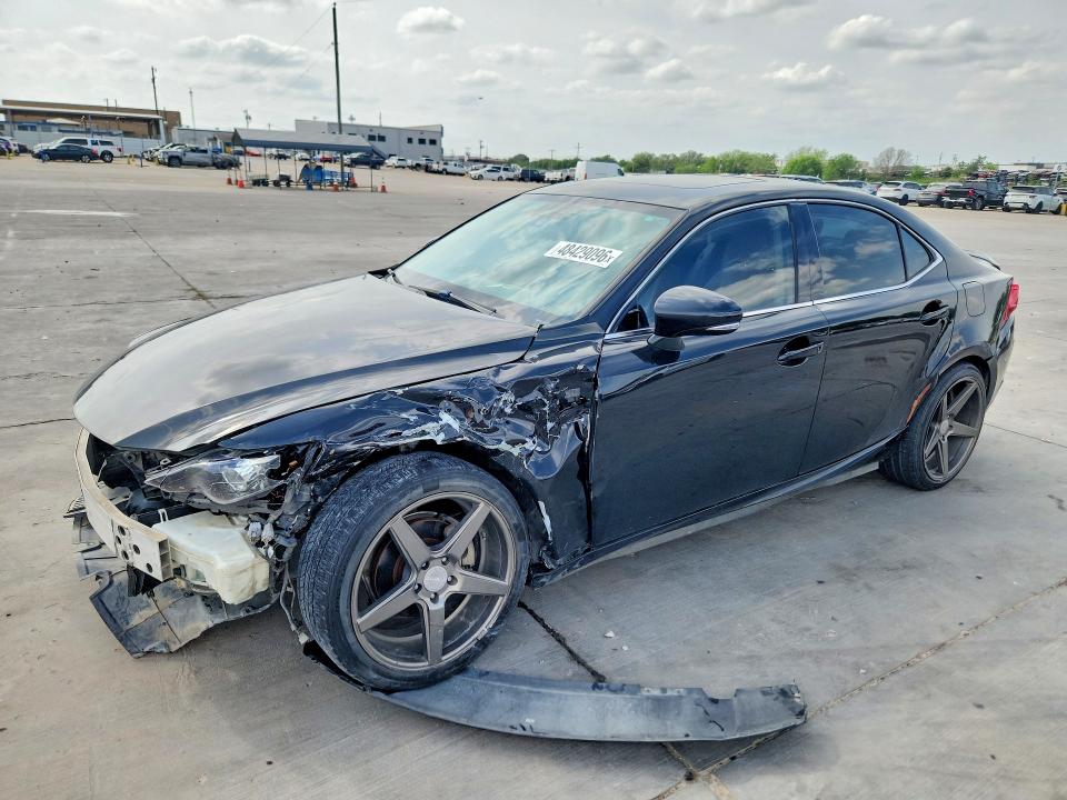 2014 Lexus Is VIN JTHBF1D25E5029589 COPART salvage auction — FRONT END, TX - SALVAGE VEHICLE TITLE (P), sold $3,500 on 2026-07-02 (photo 1)