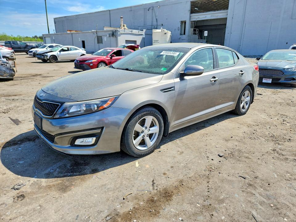2014 Kia Optima VIN 5XXGM4A74EG347441 COPART salvage auction — MINOR DENT/SCRATCHES, Va - Cert Of Title-Rebuilt, sold $600 on 2026-07-29 (photo 1)