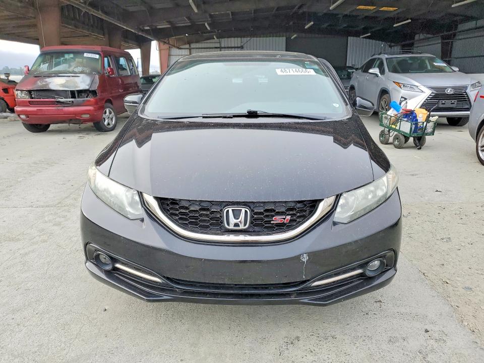 2014 Honda Civic VIN 2HGFB6E52EH702384 COPART salvage auction — FRONT END, Ca - Salvage Certificate, sold $50 on 2026-08-20 (photo 5)