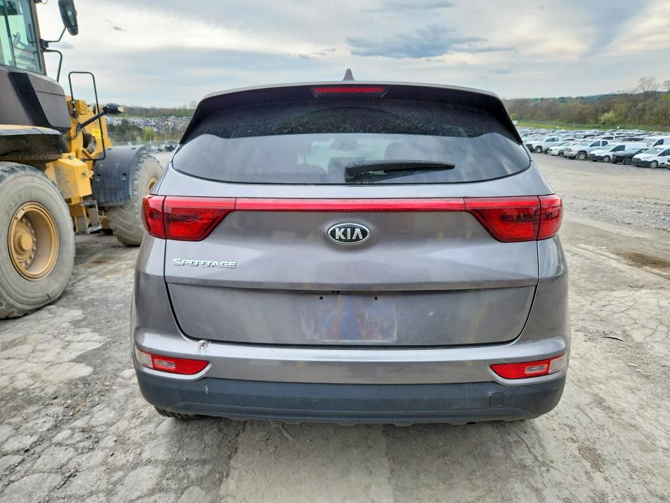 2018 Kia Sportage VIN KNDPMCAC1J7449127 COPART salvage auction — FRONT END, MD - CERT OF SALVAGE > 75% DAMAGE, sold $375 on 2026-07-24 (photo 6)
