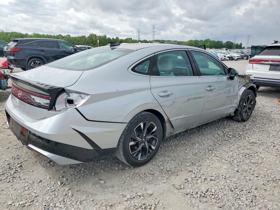 2024 Hyundai Sonata VIN KMHL64JA5RA416493 COPART salvage auction — FRONT END, Tn - Salvage Certificate, sold $625 on 2026-07-23 (photo 3)
