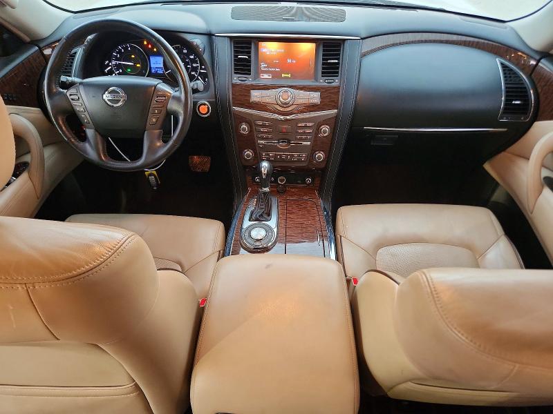 2017 Nissan Armada VIN JN8AY2NF3H9301024 COPART salvage auction — FRONT END, Id - Salvage Certificate Of Title, sold $3,700 on 2026-07-14 (photo 8)