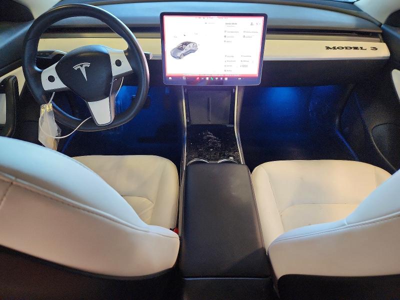 2018 Tesla Model 3 VIN 5YJ3E1EB6JF085606 COPART salvage auction — SIDE, Salvage Title, sold $5,300 on 2026-07-27 (photo 8)