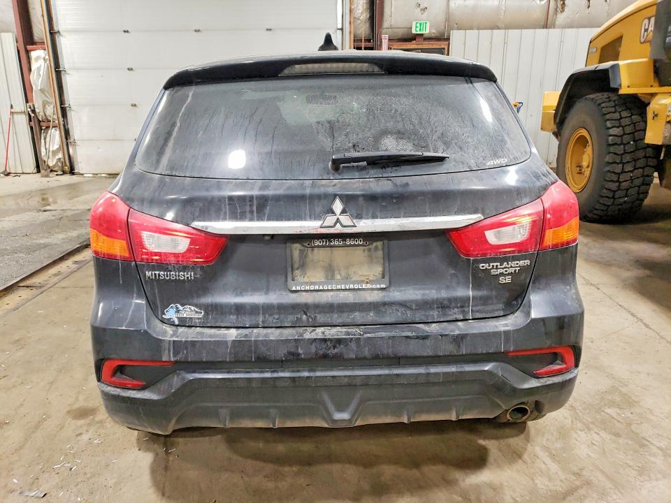 2019 Mitsubishi Outlander VIN JA4AR3AU8KU027627 COPART salvage auction — FRAME DAMAGE, Ak - Bill Of Sale- Salvage, sold $20 on 2026-07-14 (photo 6)