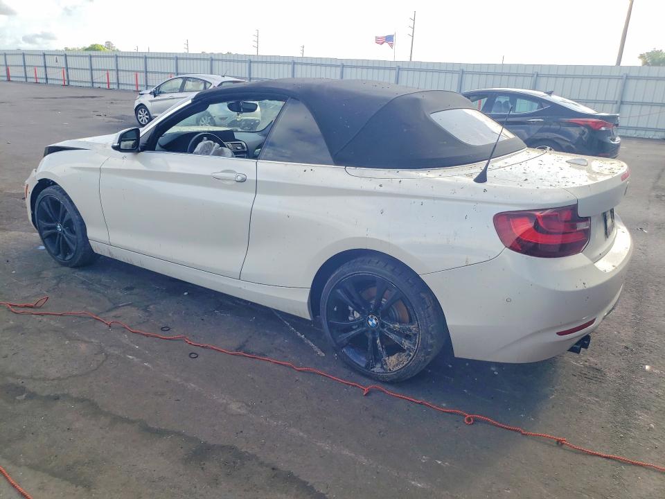 2016 BMW 2er VIN WBA1K9C59GV321748 COPART salvage auction — FRONT END, Fl - Cert Of Title Slvg Rebuildable, sold $2,100 on 2026-08-10 (photo 2)
