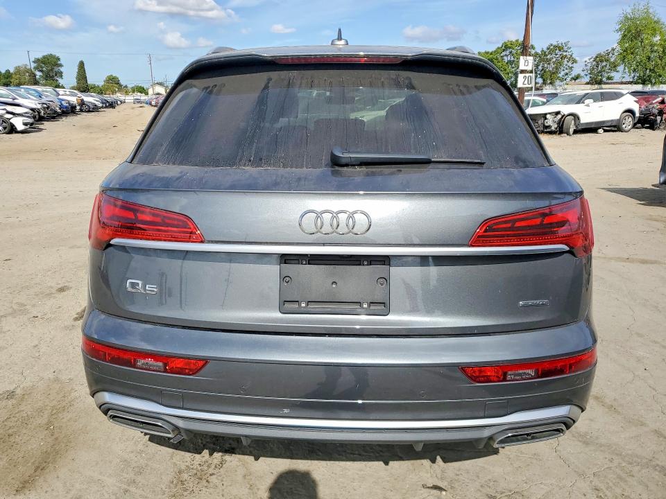2021 Audi Q5 VIN WA1F2AFY6M2036335 COPART salvage auction — FRONT END, Ca - Salvage Certificate, sold $12,200 on 2026-07-16 (photo 6)