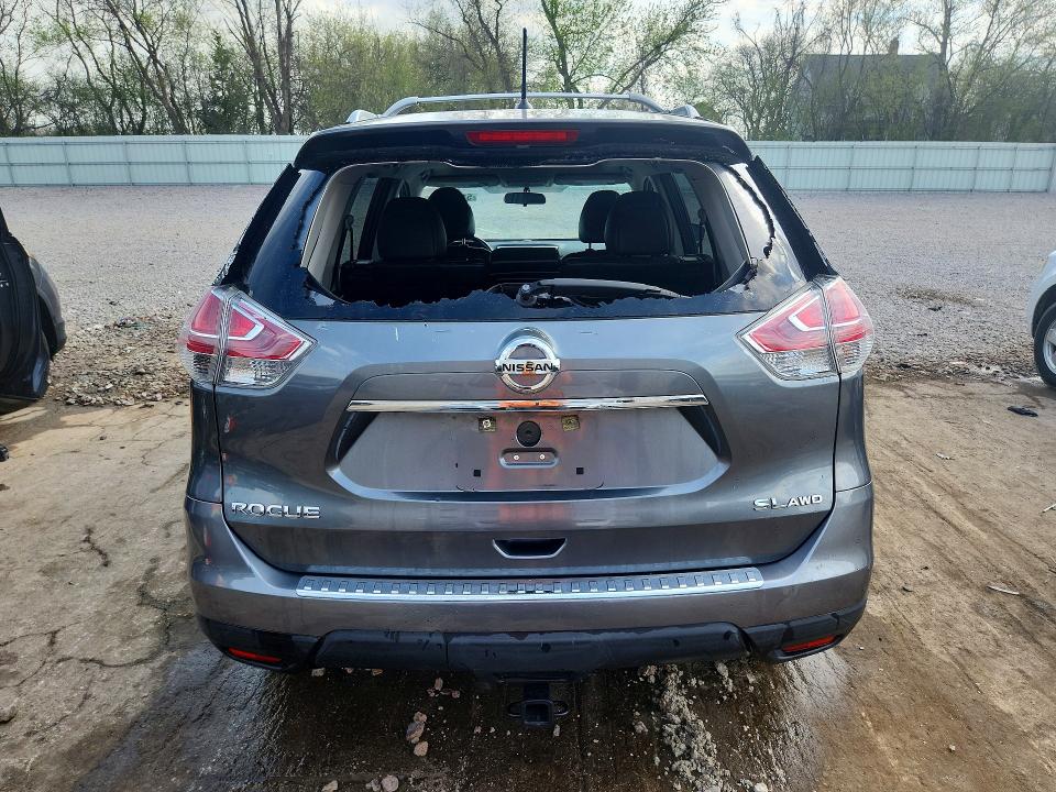 2015 Nissan Rogue VIN 5N1AT2MV5FC848990 COPART salvage auction — HAIL, WI, sold $1,150 on 2026-08-03 (photo 6)