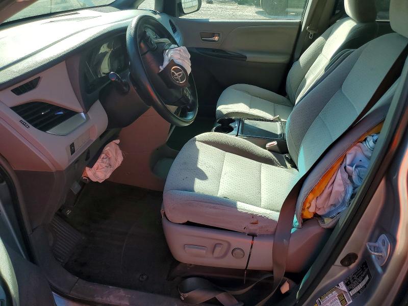2015 Toyota Sienna VIN 5TDKK3DC7FS527984 COPART salvage auction — FRONT END, Ga - Cert Of Title-Salvage, sold $975 on 2026-07-21 (photo 7)