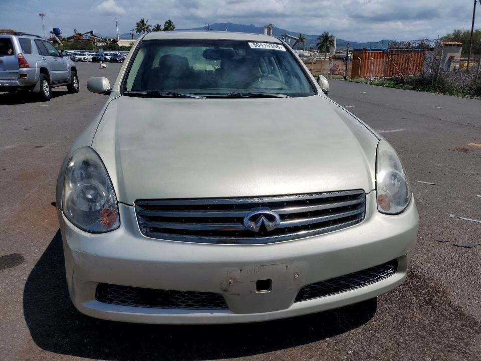 2005 Infiniti G VIN JNKCV51E85M212777 COPART salvage auction — REAR END, HI - CERTIFICATE OF SALVAGE, sold $20 on 2026-07-27 (photo 5)