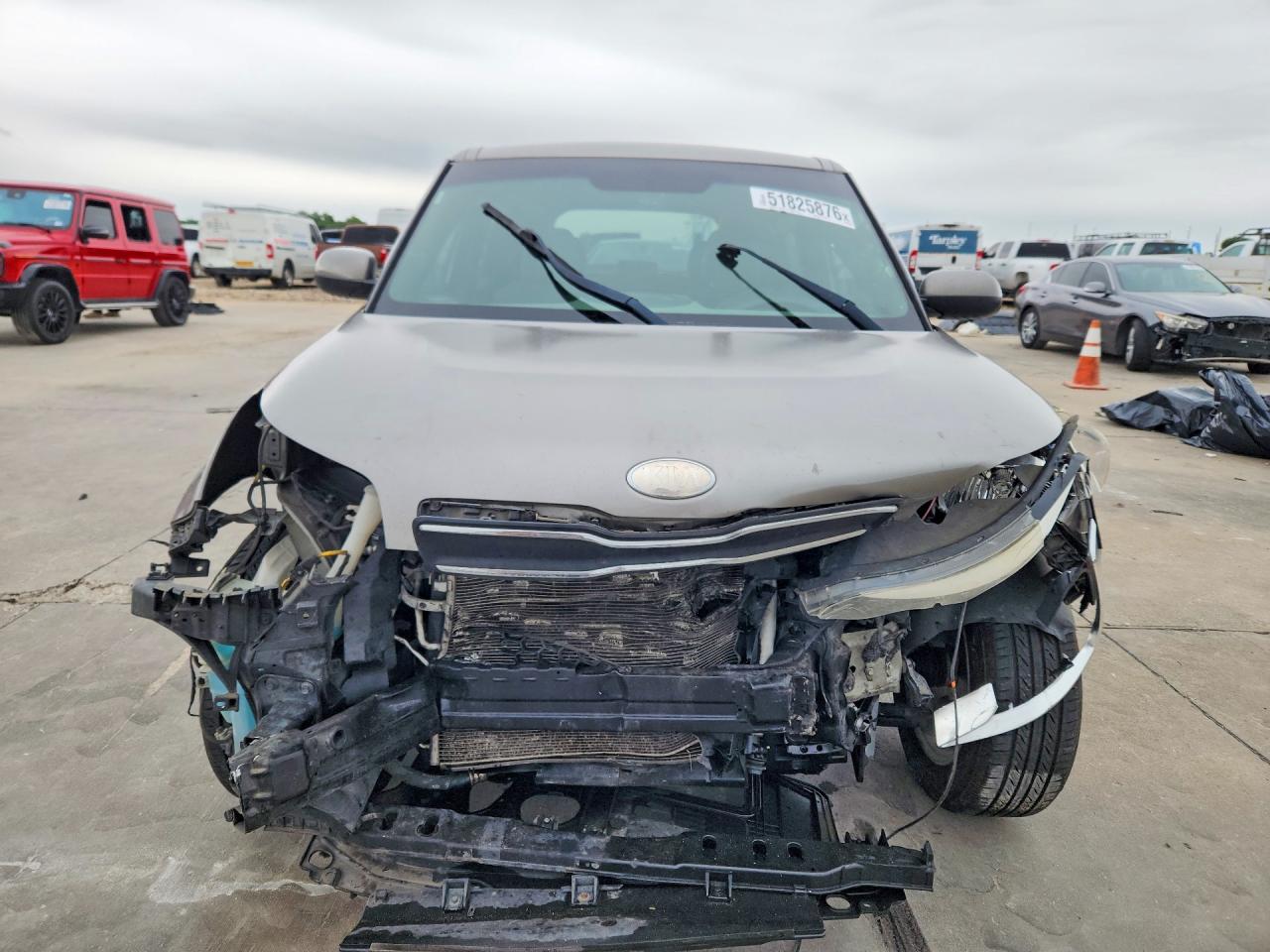 2018 Kia Soul VIN KNDJN2A24J7560016 COPART salvage auction — Front End, TX - SALVAGE VEHICLE TITLE, sold $900 on 2026-07-02 (photo 5)