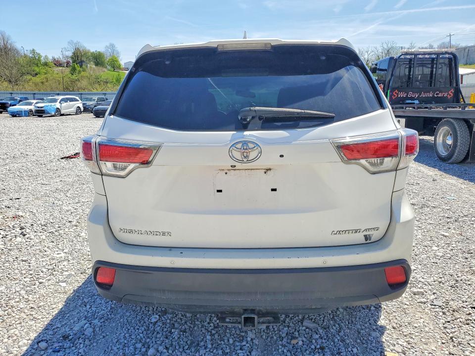 2016 Toyota VIN 5TDDKRFH5GS251293 COPART salvage auction — FRONT END, Ky - Cert Of Title-Salvage, sold $6,700 on 2026-07-17 (photo 6)