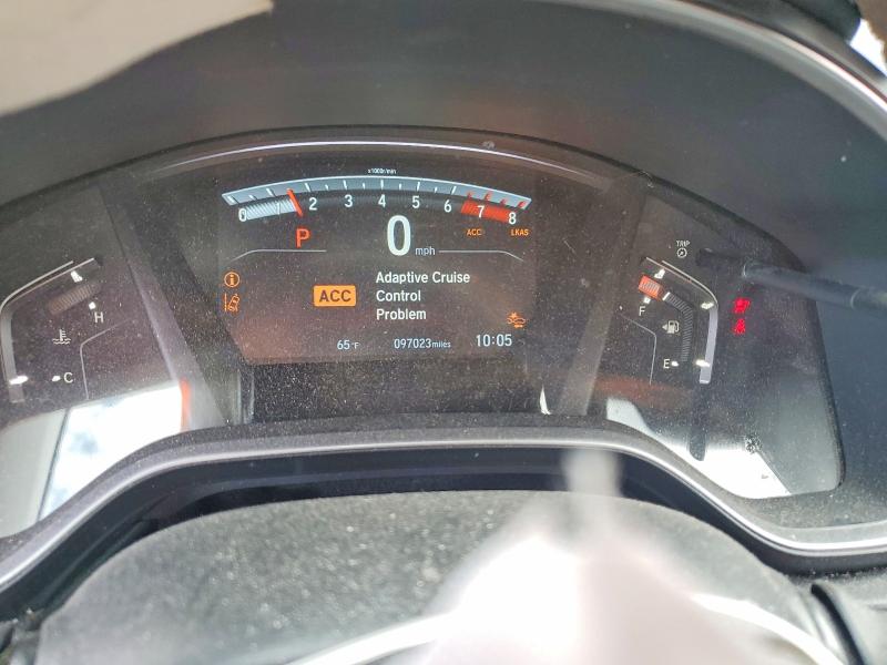 2017 Honda Cr-v VIN 2HKRW2H57HH685842 COPART salvage auction — FRONT END, Nj - Cert Of Title-Salvage, sold $5,300 on 2026-07-02 (photo 9)