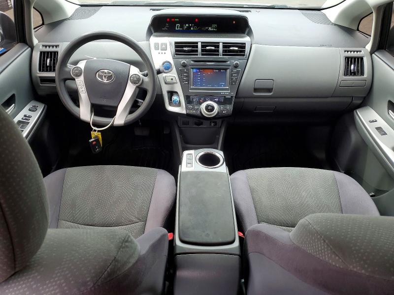 2012 Toyota Prius VIN JTDZN3EU6C3133841 COPART salvage auction — REAR END, Ca - Salvage Certificate, sold $3,600 on 2026-07-20 (photo 8)