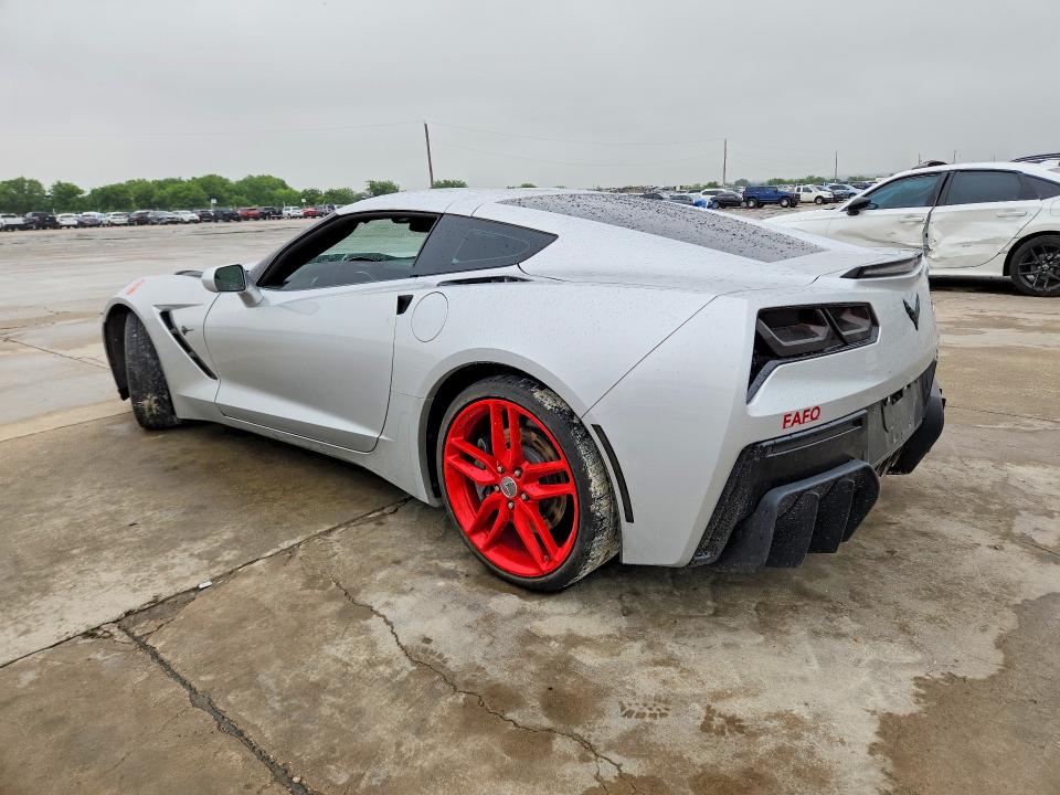 2019 Chevrolet Corvette VIN 1G1YA2D71K5101498 COPART salvage auction — FRONT END, Nm - Cert Of Title-Salvage, sold $12,000 on 2026-07-02 (photo 2)