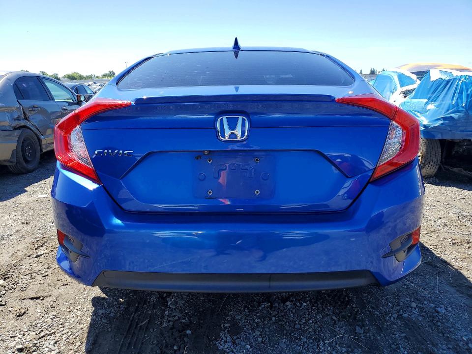 2018 Honda Civic VIN JHMFC1F73JX044240 COPART salvage auction — FRONT END, Ca - Salvage Certificate, sold $3,900 on 2026-07-02 (photo 6)