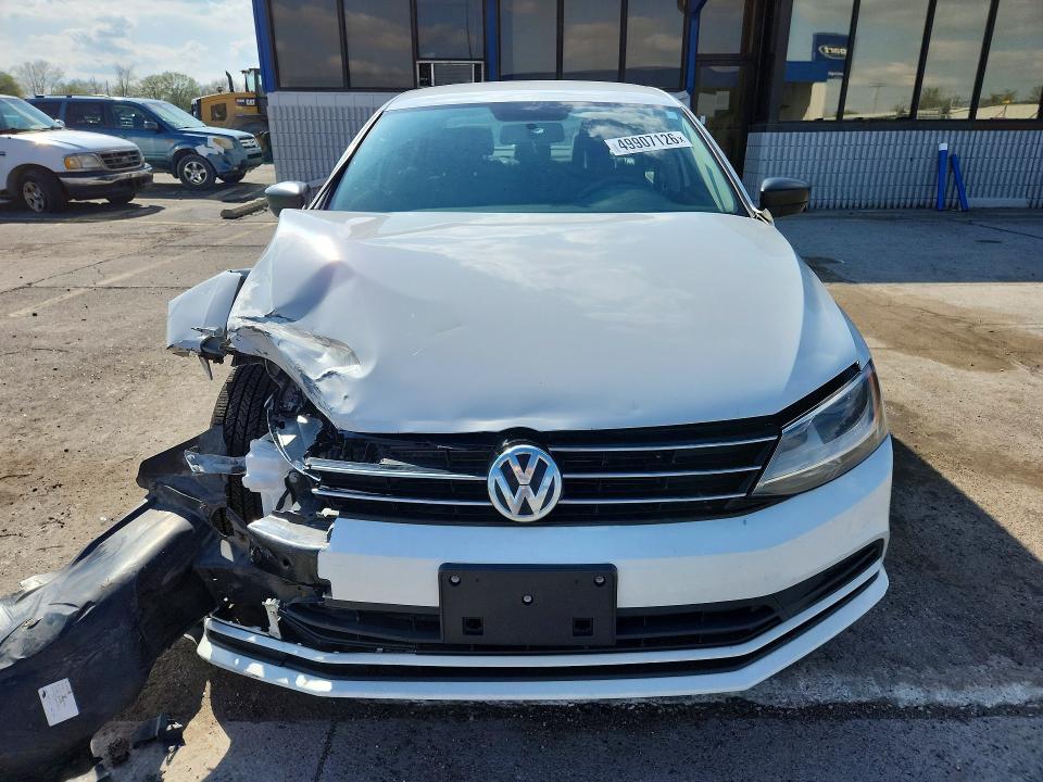 2015 Volkswagen Jetta VIN 3VWD17AJ4FM413878 COPART salvage auction — FRONT END, In - Certificate Of Title, sold $875 on 2026-07-03 (photo 5)