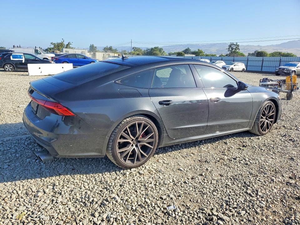 2021 Audi S7 VIN WAUSFBF24MN072790 COPART salvage auction — REAR END, Ca - Salvage Certificate, sold $26,000 on 2026-07-02 (photo 3)