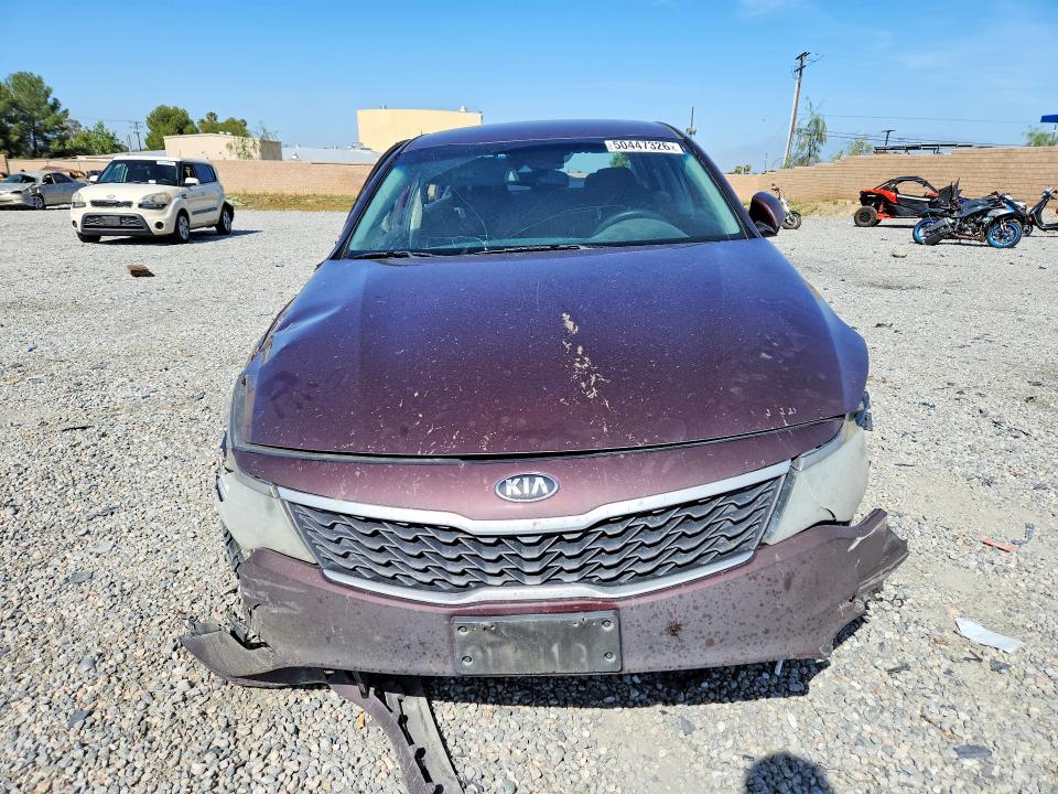 2019 Kia Optima VIN 5XXGT4L36KG370874 COPART salvage auction — SIDE, Ca - Salvage Certificate, sold $800 on 2026-07-08 (photo 5)