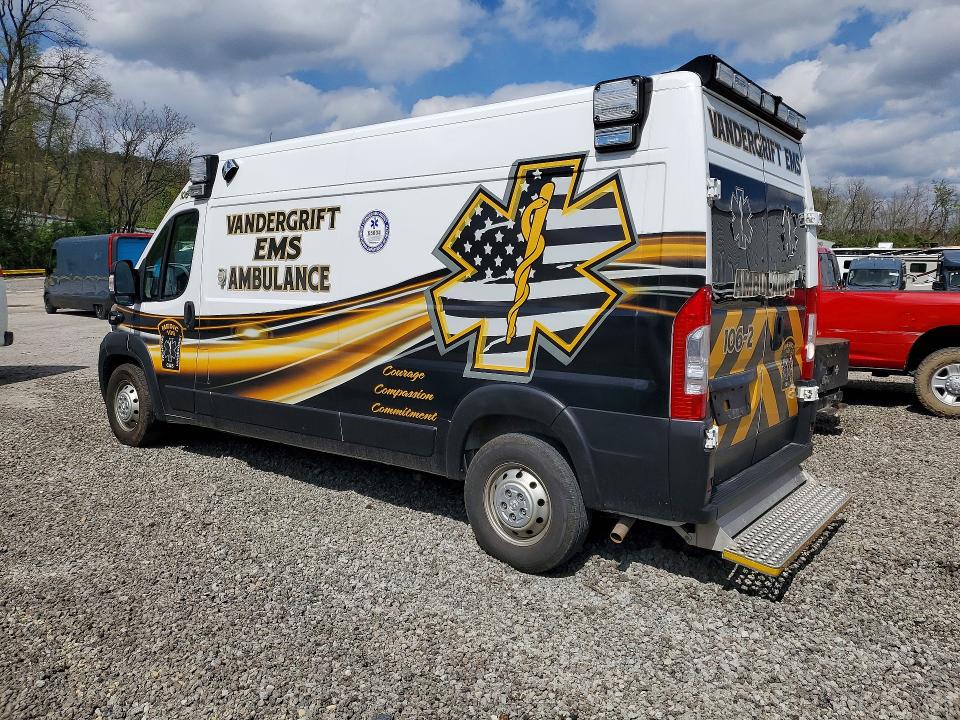 2021 Ram Promaster 3500 VIN 3C6MRVHG3ME529114 COPART salvage auction — SIDE, Pa - Certificate Of Salvage, sold $7,000 on 2026-07-08 (photo 2)
