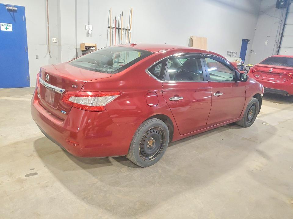2015 Nissan Sentra VIN 3N1AB7AP4FL665050 COPART salvage auction — FRONT END, NB - SALVAGE TITLE, sold $625 on 2026-07-02 (photo 3)