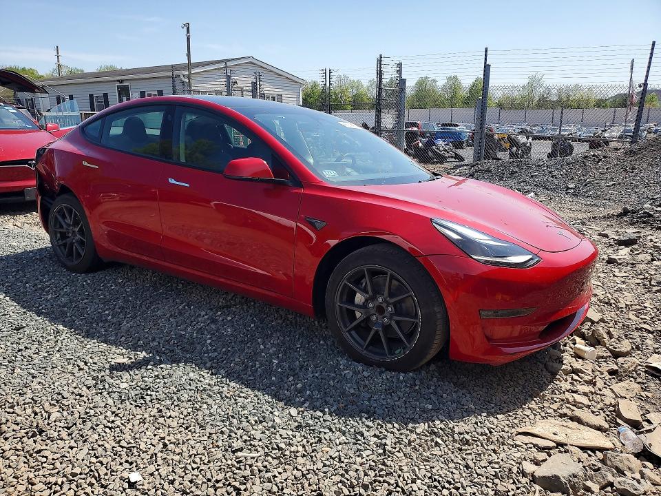 2023 Tesla Model 3 VIN 5YJ3E1EA4PF664139 COPART salvage auction — FRONT END, S1 - Salvage Title, sold $4,500 on 2026-07-09 (photo 4)