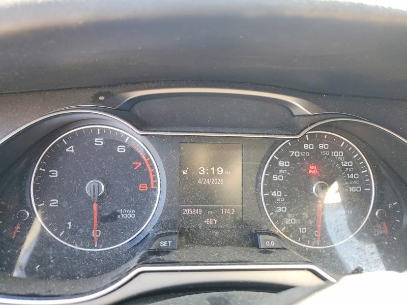 2013 Audi A4 VIN WAUHFAFL0DA185494 COPART salvage auction — REAR END, Fl - Certificate Of Title, sold $1,900 on 2026-07-21 (photo 9)
