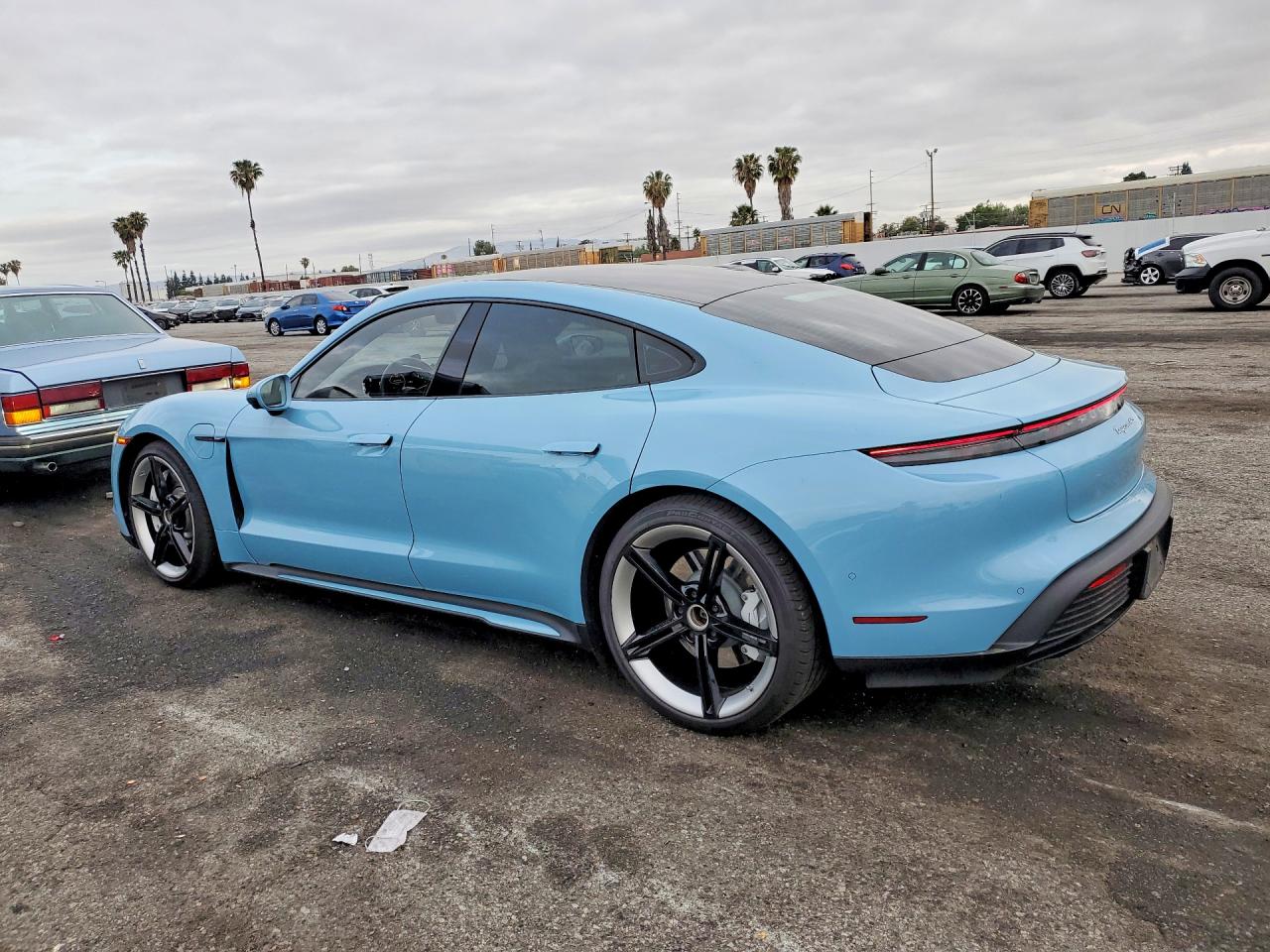 2024 Porsche Taycan VIN WP0AB2Y10RSA35827 COPART salvage auction — Minor Dent/Scratches, CA - SALVAGE CERTIFICATE, sold $40,750 on 2026-07-09 (photo 2)