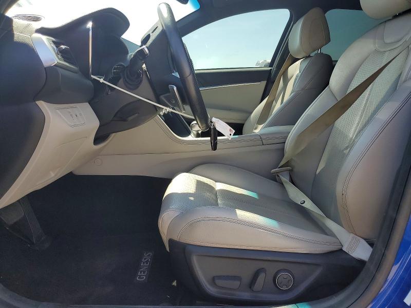 2022 Genesis G70 VIN KMTG34TA2NU094577 COPART salvage auction — FRONT END, Ca - Salvage Certificate, sold $4,600 on 2026-07-10 (photo 8)