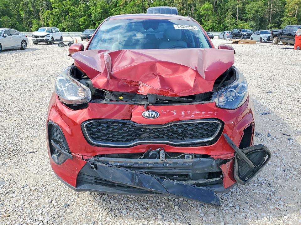 2020 Kia Sportage VIN KNDPM3ACXL7742995 COPART salvage auction — FRONT END, La - Cert Of Title-Salvage, sold $2,050 on 2026-07-10 (photo 5)