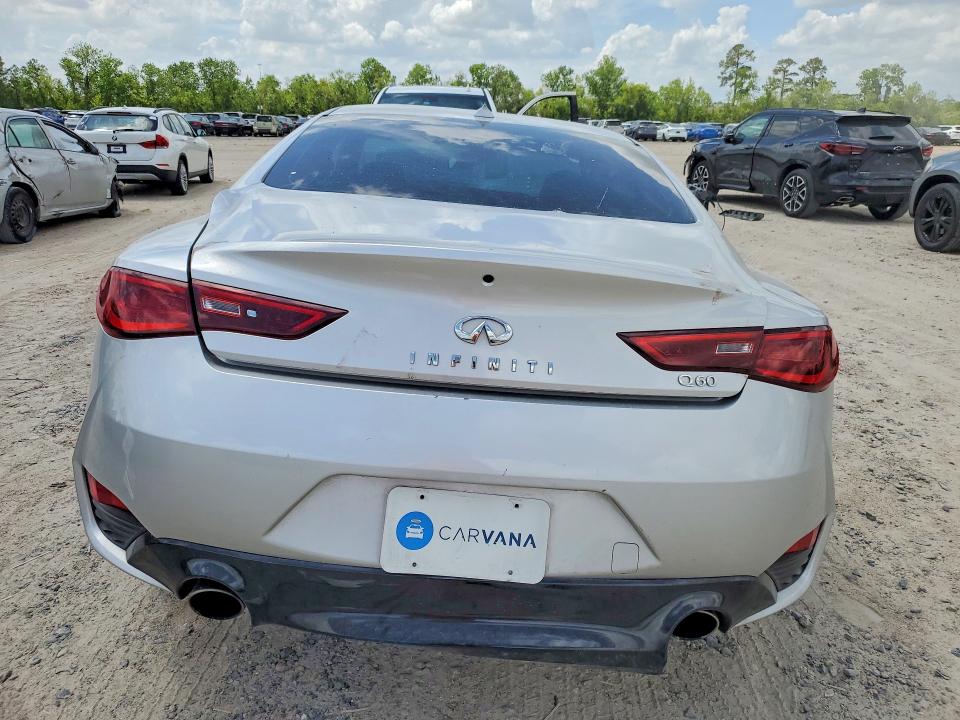 2017 Infiniti Q60 VIN JN1EV7EK3HM364446 COPART salvage auction — FRONT END, Tx - Salvage Vehicle Title, sold $2,400 on 2026-07-21 (photo 6)