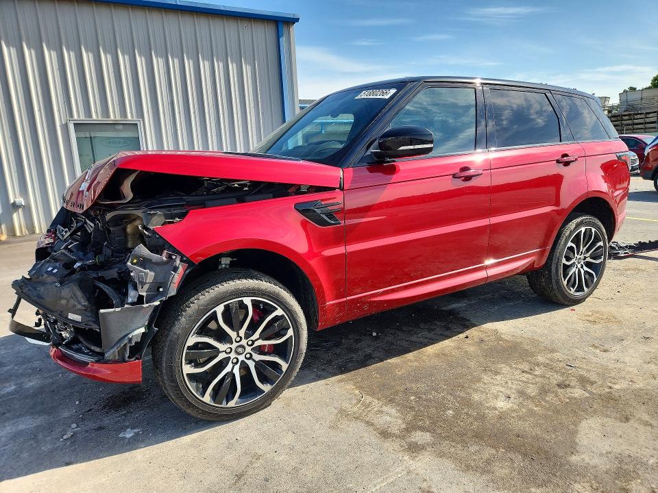 2019 Land rover Range rover sport VIN SALWV2SV7KA843151 COPART salvage auction — FRONT END, Ok - Cert Of Title-Salvage, sold $7,200 on 2026-07-22 (photo 1)