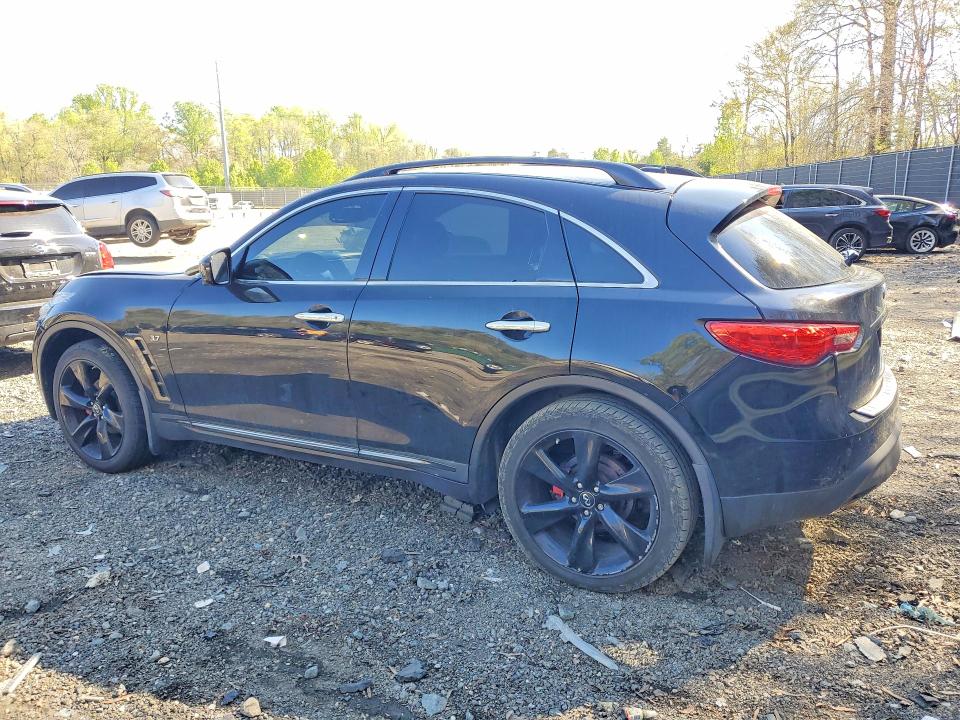 2017 Infiniti Qx70 VIN JN8CS1MW3HM413535 COPART salvage auction — SIDE, Md - Cert Of Salvage > 75% Damage, sold $225 on 2026-07-17 (photo 2)