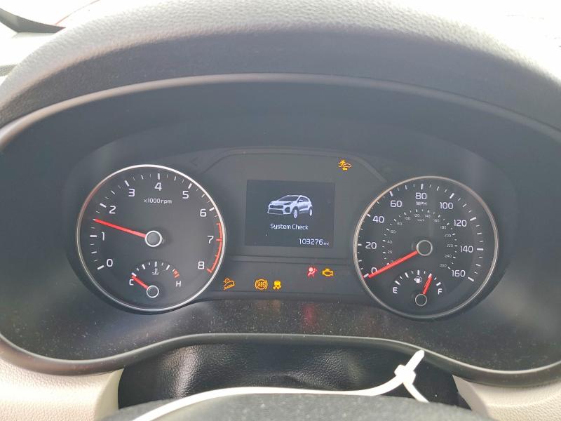 2020 Kia Sportage VIN KNDPM3ACXL7742995 COPART salvage auction — FRONT END, La - Cert Of Title-Salvage, sold $2,050 on 2026-07-10 (photo 9)