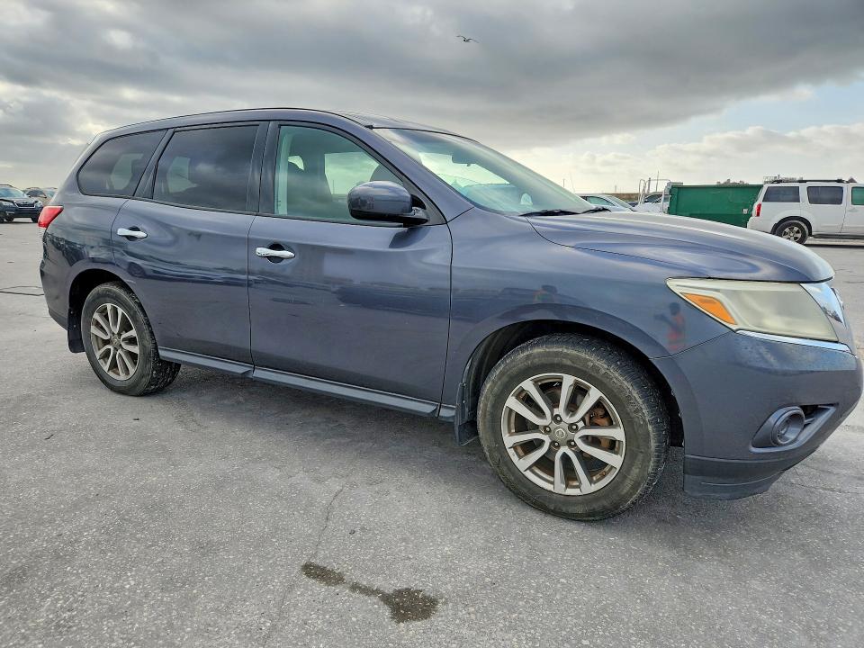 2014 Nissan Pathfinder VIN 5N1AR2MNXEC683287 COPART salvage auction — FRONT END, Ms - Dealer Only Clean Title (P), sold $600 on 2026-07-29 (photo 4)