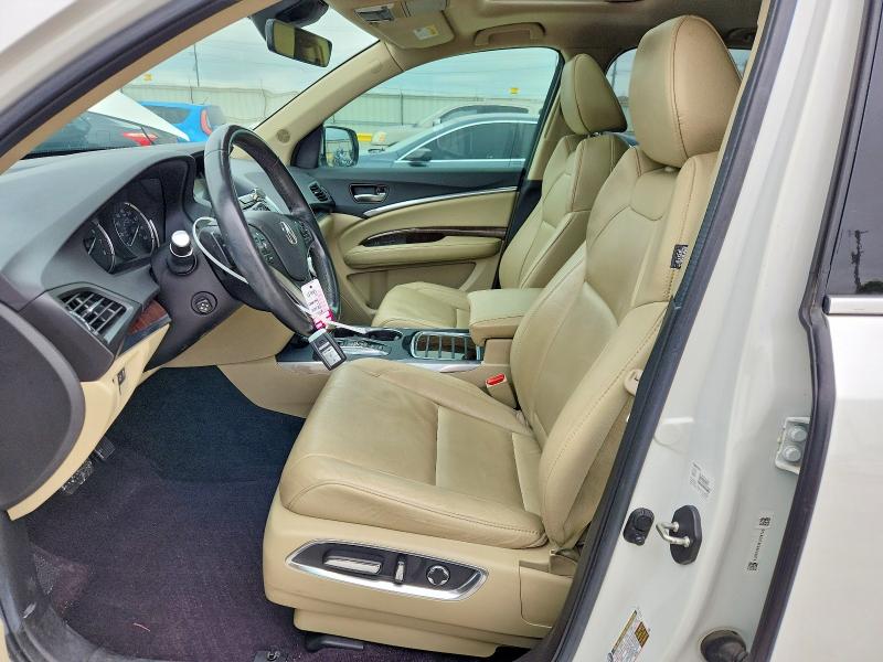 2019 Acura Mdx VIN 5J8YD3H33KL009740 COPART salvage auction — FRONT END, Tx - Salvage Vehicle Title, sold $7,800 on 2026-07-02 (photo 7)