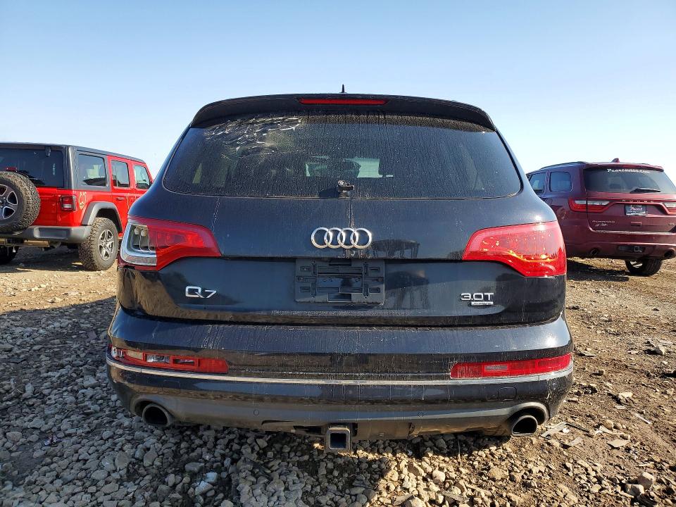 2014 Audi Q7 VIN WA1LGAFE5ED009532 COPART salvage auction — MINOR DENT/SCRATCHES, Wv - Certificate Of Title, sold $1,850 on 2026-07-29 (photo 6)