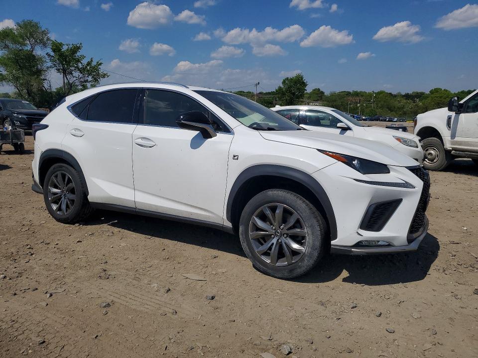 2019 Lexus Nx VIN JTJYARBZ3K2143075 COPART salvage auction — UNDERCARRIAGE, Md - Cert Of Salvage > 75% Damage, sold $1,300 on 2026-07-23 (photo 4)