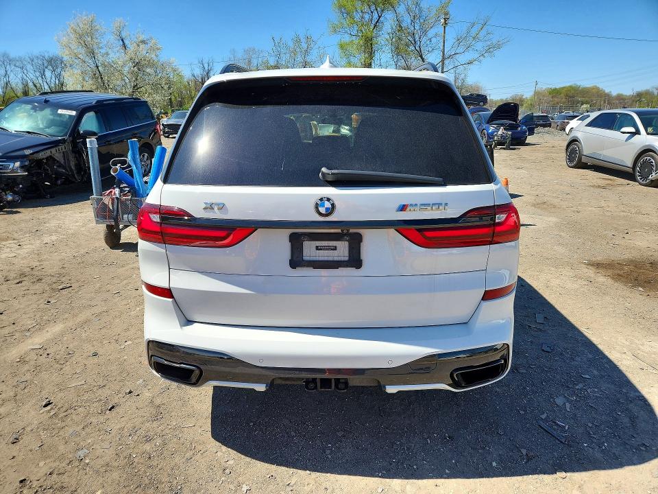 2020 BMW X7 VIN 5UXCX6C01LLE35590 COPART salvage auction — UNDERCARRIAGE, Md - Cert Of Salvage < 75% Damage, sold $23,100 on 2026-07-14 (photo 6)