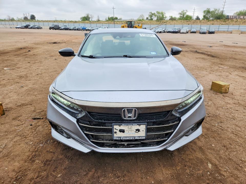 2021 Honda Accord VIN 1HGCV1F36MA085367 COPART salvage auction — SIDE, Tx - Salvage Vehicle Title, sold $4,700 on 2026-07-20 (photo 5)