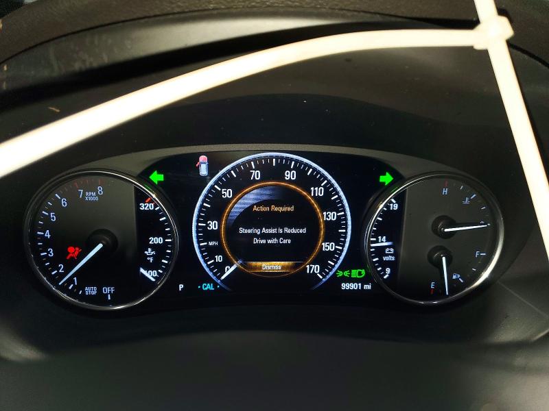 2019 Buick Envision VIN LRBFX4SX7KD033014 COPART salvage auction — FRONT END, Mi - Certificate Of Title, sold $650 on 2026-07-22 (photo 9)