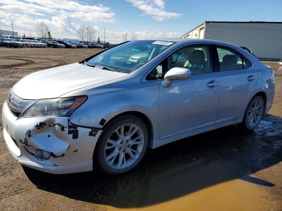 2010 Lexus Hs 250h VIN JTHBB1BA8A2003778 COPART salvage auction — FRONT END, Ab - Bos - Salvage, sold $700 on 2026-07-28 (photo 1)
