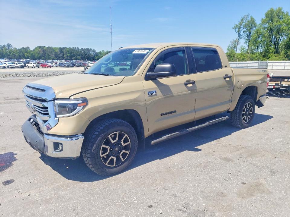 2017 Toyota Tundra VIN 5TFDW5F19HX585192 COPART salvage auction — REAR END, Nc - Salvage Certificate Of Title, sold $16,500 on 2026-07-07 (photo 1)