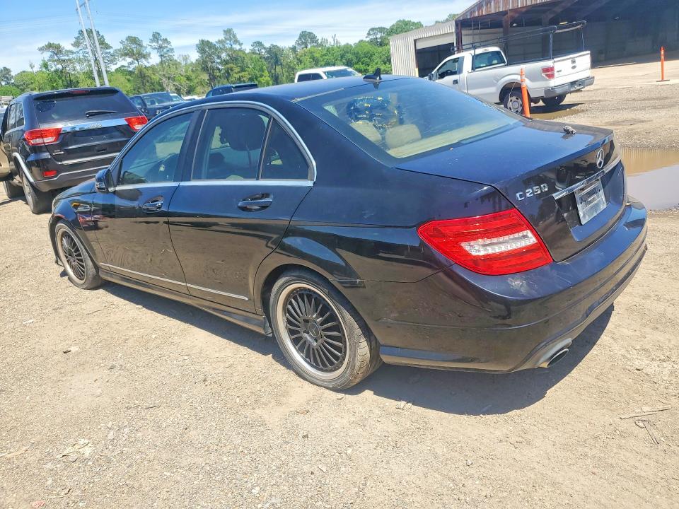 2013 Mercedes-benz C class VIN WDDGF4HB4DR254005 COPART salvage auction — ALL OVER, La - Certificate Of Title, sold $800 on 2026-07-24 (photo 2)