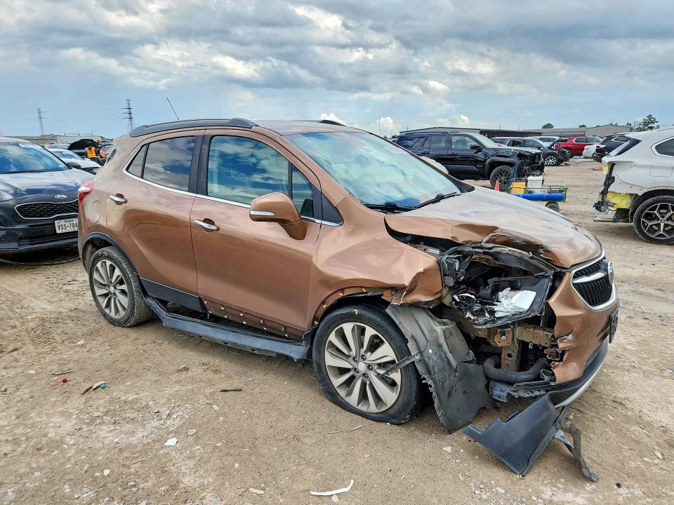 2017 Buick Encore VIN KL4CJASB3HB050271 COPART salvage auction — FRONT END, Tx - Salvage Vehicle Title, sold $1,000 on 2026-07-10 (photo 4)